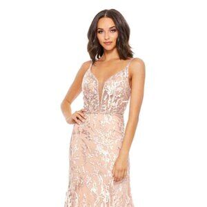 Mac Duggal - Sheer Bodice Prom/Formal Dress
